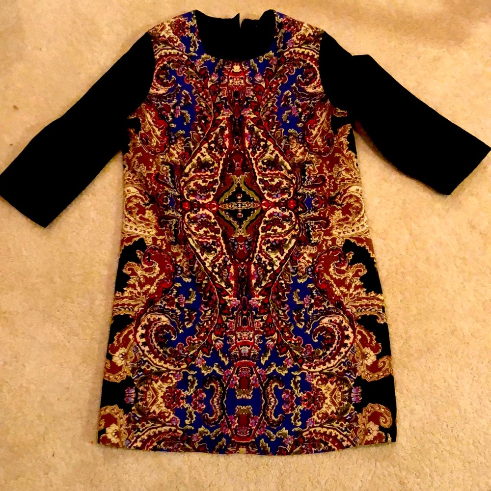 Rachel Zoe Oren Print Paisley Mini Dress